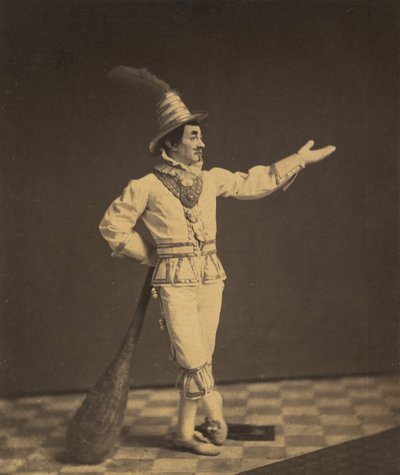 Klaun, ca. 1860. autorstwa Charles De Forest Fredricks