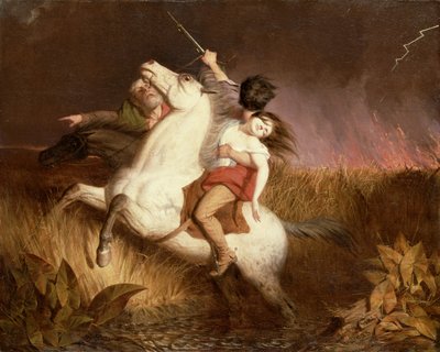 Ogień prerii autorstwa Charles Deas