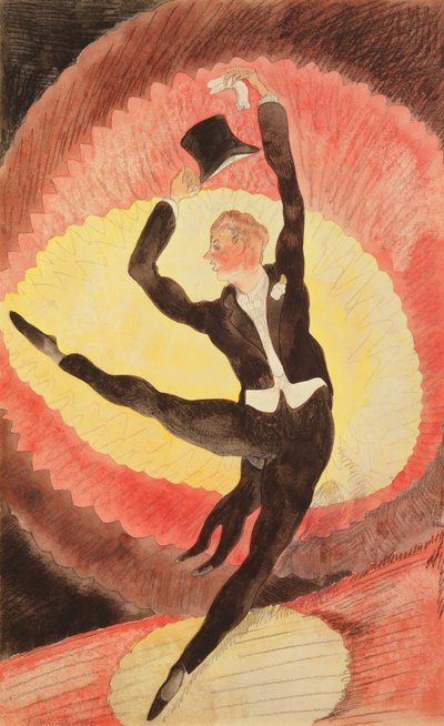Tancerz akrobatyczny, 1920 (wc na papierze) autorstwa Charles Demuth