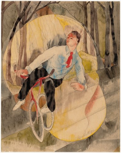 W wodewilu rowerzysta autorstwa Charles Demuth