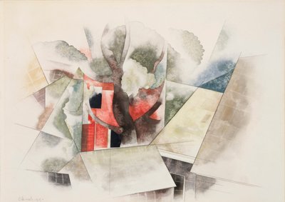 Dachy i fantazja autorstwa Charles Demuth