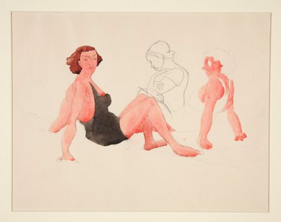 Trzy kobiety na plaży, Provincetown autorstwa Charles Demuth
