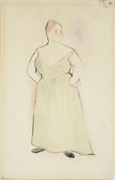 Kobieta w sukni wieczorowej autorstwa Charles Demuth