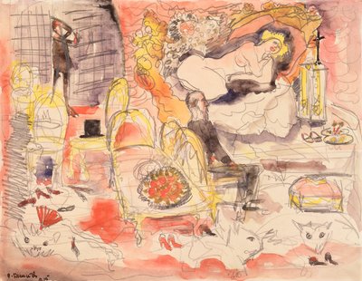 Zolas Nana, 1910 autorstwa Charles Demuth