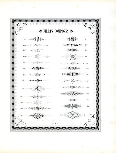 Kontynuacja kolekcji przepisów ozdobnych (druk) autorstwa Charles Derriey