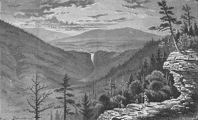 Sunset Rock, Góry Catskill, 1883 autorstwa Charles E. H. Bonwill