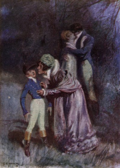 Ilustracja do The Amateur Gentleman autorstwa Jeffery Farnol (kolor lito) autorstwa Charles Edmund (after) Brock