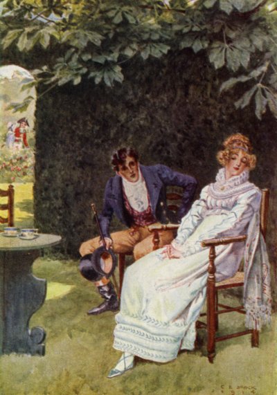 Ilustracja do The Amateur Gentleman autorstwa Jeffery