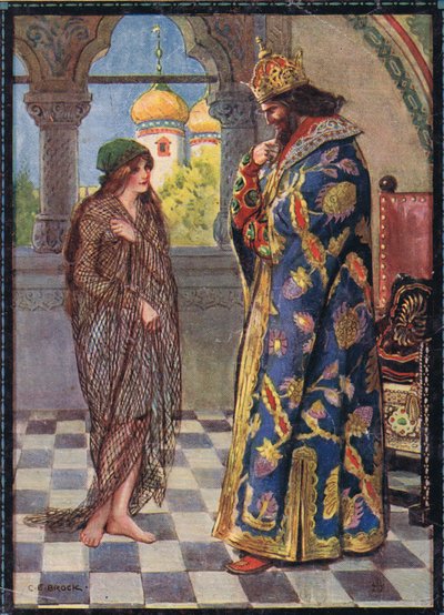 Ilustracja na okładce z Opowieści dla dzieci z rumuńskich legend autorstwa Mosesa Gastera (1856-1939) 1921 autorstwa Charles Edmund Brock