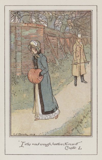 Ilustracja do Emmy autorstwa Jane Austen (kolor lito) autorstwa Charles Edmund Brock