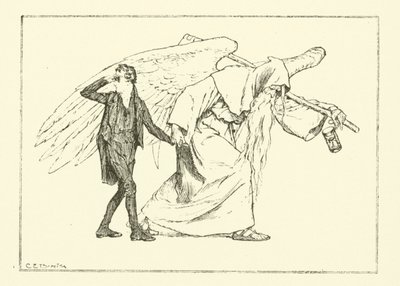Ilustracja do The Essays of Elia autorstwa Charlesa Lamba (grafika) autorstwa Charles Edmund Brock