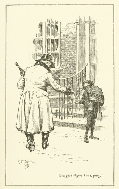 Ilustracja do The Essays of Elia autorstwa Charlesa Lamba (grafika) autorstwa Charles Edmund Brock