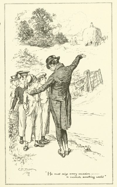 Ilustracja do The Essays of Elia autorstwa Charlesa Lamba (rycina) autorstwa Charles Edmund Brock
