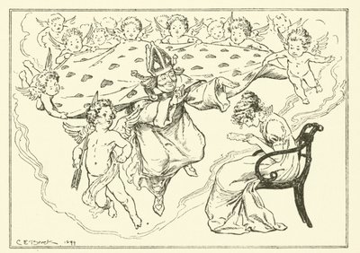 Ilustracja do The Essays of Elia autorstwa Charlesa Lamba (rycina) autorstwa Charles Edmund Brock