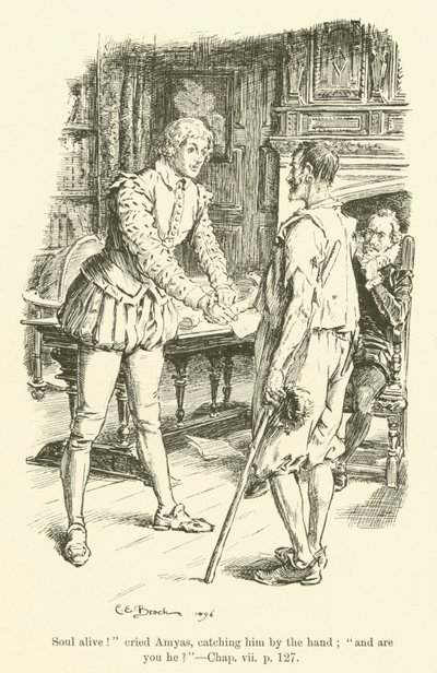 Ilustracja do Westward Ho! autorstwa Charlesa Kingsleya (grafika) autorstwa Charles Edmund Brock