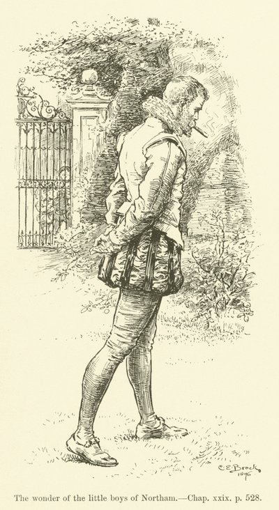Ilustracja do Westward Ho! autorstwa Charlesa Kingsleya (grafika) autorstwa Charles Edmund Brock