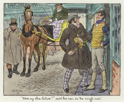 Ilustracja do dokumentów Pickwicka autorstwa Charles Edmund Brock