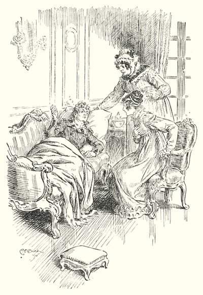 Wiadomości o bitwie (lito) autorstwa Charles Edmund Brock
