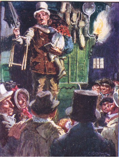 Teraz nie zapytam, ile za dużo, ale jak mało, ilustracja z Recepty dr Marigold, 1910 autorstwa Charles Edmund Brock