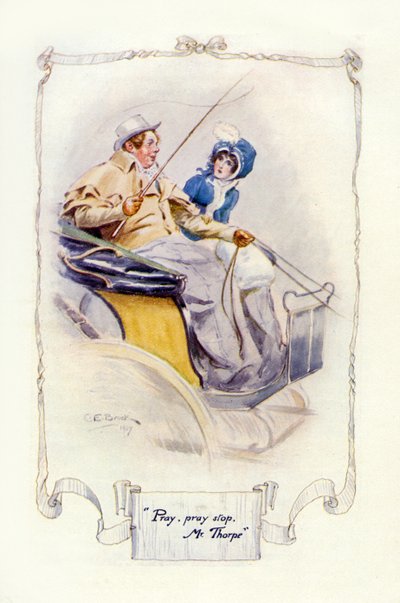 Módlcie się, módlcie się przestań, panie Thorpe, 1907 (ilustracja) autorstwa Charles Edmund Brock
