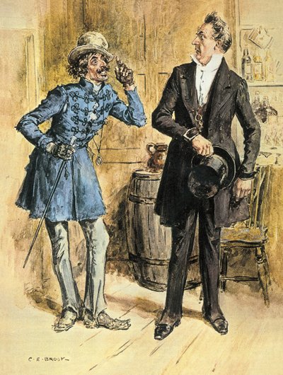 Hipokryzja pana Pecksniffa autorstwa Charles Edmund Brock