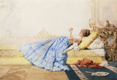 Chwila zadumy, autorstwa Charles Edouard de Beaumont