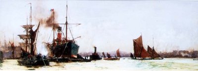 Nad Greenwich autorstwa Charles Edward Dixon