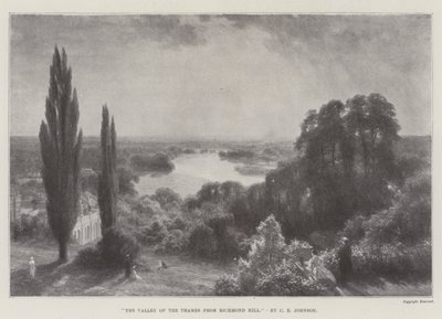 Dolina Tamizy z Richmond Hill autorstwa Charles Edward Johnson