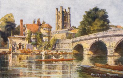 Tamiza: Henley nad Tamizą (kolorowa litografia) autorstwa Charles Edwin Flower