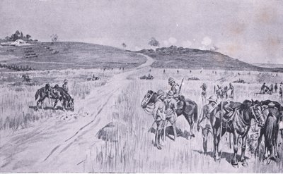 Płaskorzeźba Vryheida, z książki After Pretoria: The Guerilla War wydanej przez Harmsworth Bros Limited, 1901 autorstwa Charles Edwin Fripp