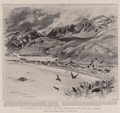 Do Klondyke iz powrotem, starej rosyjskiej wioski na Alasce (lito) autorstwa Charles Edwin Fripp