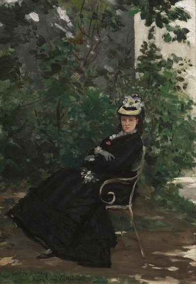 Portret Madame Alice Hoschede, ok. 1872-78 autorstwa Charles Emile Auguste Carolus Duran