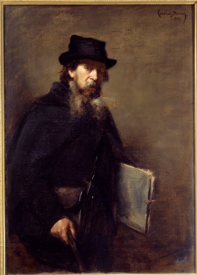 Stary litograf Obraz Emile Auguste Carolus Duran (Carolus-Duran autorstwa Charles Emile Auguste Carolus Duran