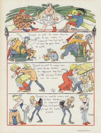 Ilustracja do Le Rire autorstwa Charles Emile Egli