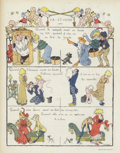 Ilustracja do Le Rire autorstwa Charles Emile Egli