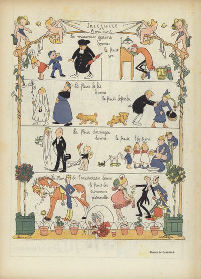 Ilustracja do Le Rire autorstwa Charles Emile Egli