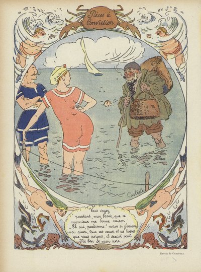 Ilustracja do Le Rire autorstwa Charles Emile Egli
