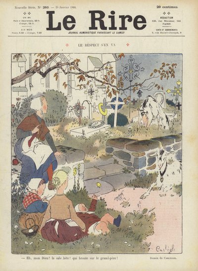 Ilustracja do Le Rire autorstwa Charles Emile Egli