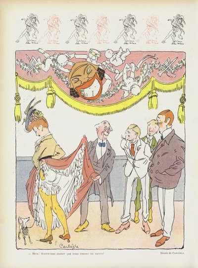 Ilustracja do Le Rire autorstwa Charles Emile Egli