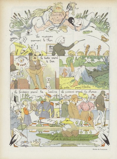 Ilustracja do Le Rire autorstwa Charles Emile Egli