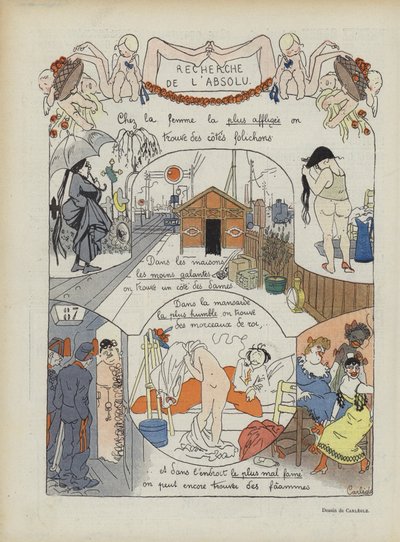 Ilustracja do Le Rire autorstwa Charles Emile Egli
