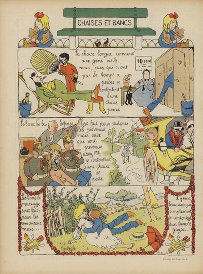 Ilustracja do Le Rire autorstwa Charles Emile Egli
