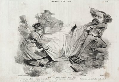 Intensywnie kontestowana młoda kobieta autorstwa Charles Emile Jacque