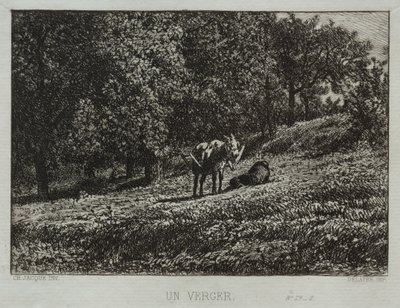 Sad autorstwa Charles Emile Jacque