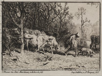 Pasterz autorstwa Charles Emile Jacque