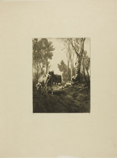 Pasterz autorstwa Charles Emile Jacque