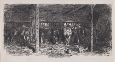 Grudzień z Albumu Przedmiotów Rustykalnych, 1859. autorstwa Charles Emile Jacque