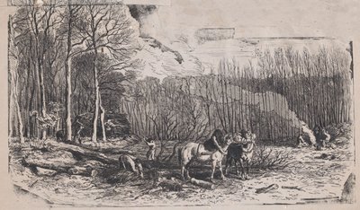 Luty z Albumu Przedmiotów Rustykalnych, 1859. autorstwa Charles Emile Jacque