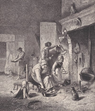 Kleik, z Le Magasin Pittoresque, ca. 1852. autorstwa Charles Emile Jacque