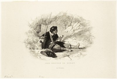 John Balfour z Burley - Purytanie autorstwa Charles Emile Jacque
